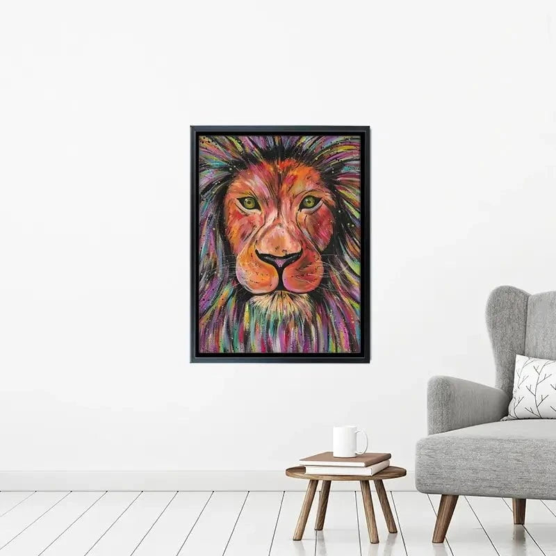 Lion Elio Canvas Print Lion Elio Canvas Print wall art product Emma LC Art