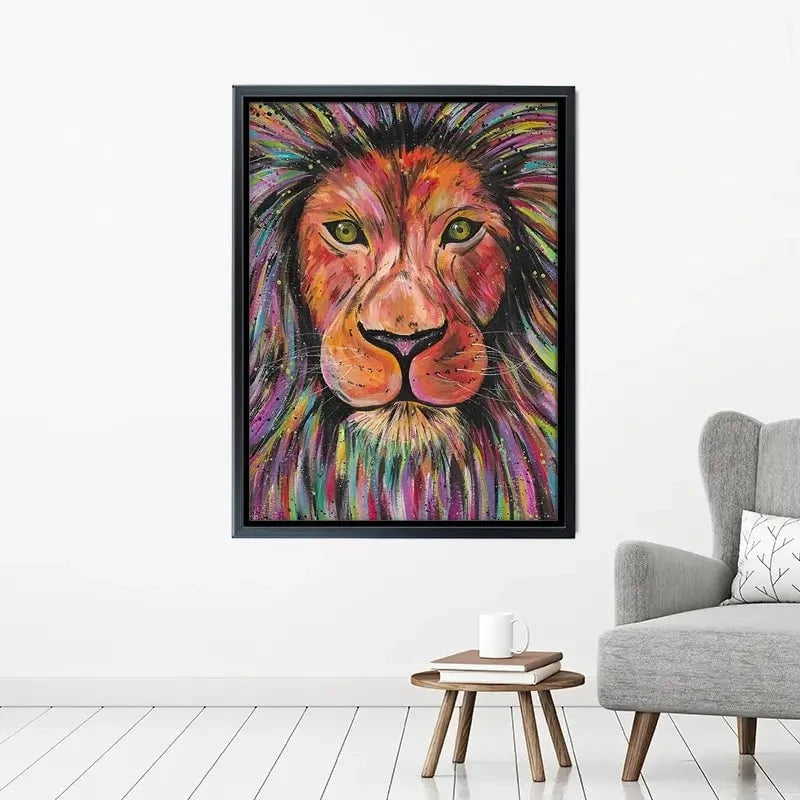 Lion Elio Canvas Print Lion Elio Canvas Print wall art product Emma LC Art