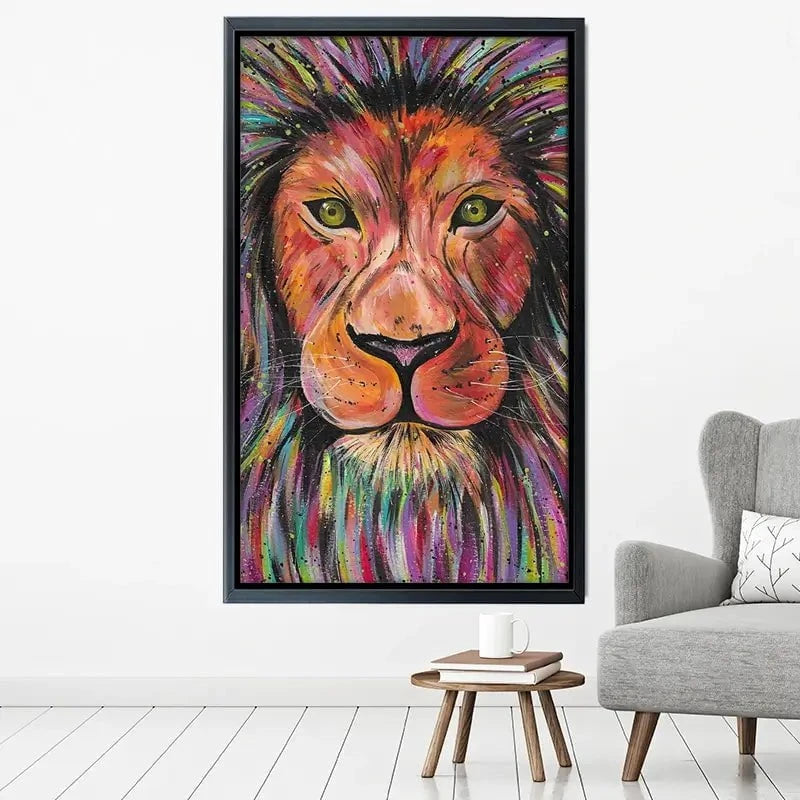 Lion Elio Canvas Print Lion Elio Canvas Print wall art product Emma LC Art