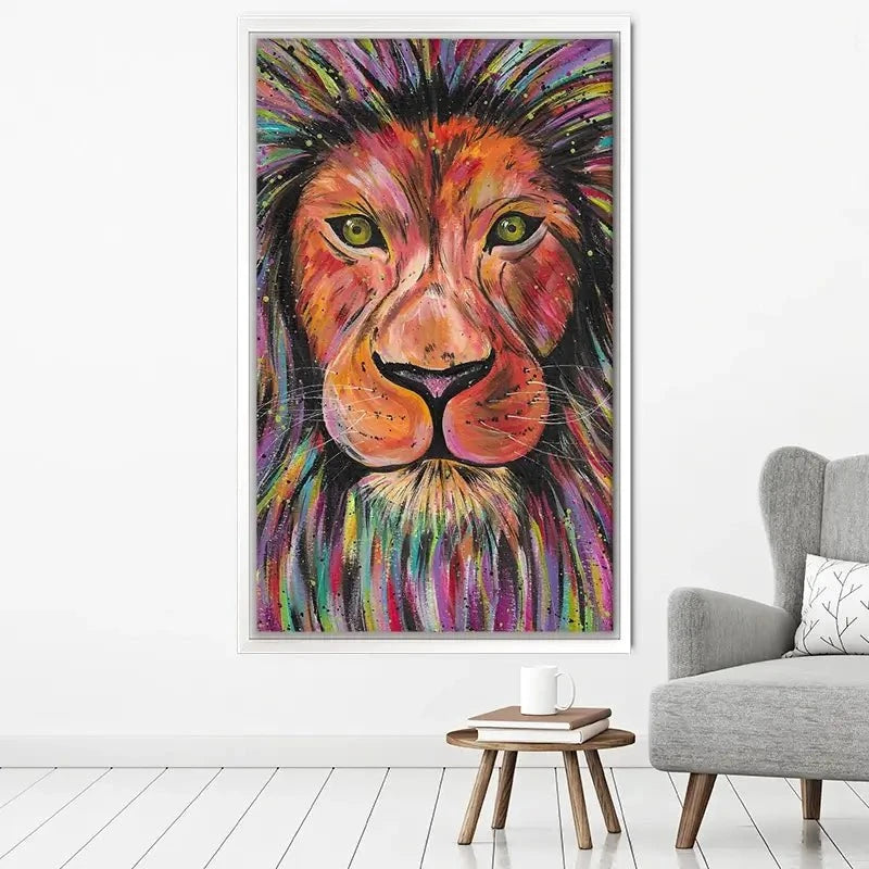 Lion Elio Canvas Print Lion Elio Canvas Print wall art product Emma LC Art