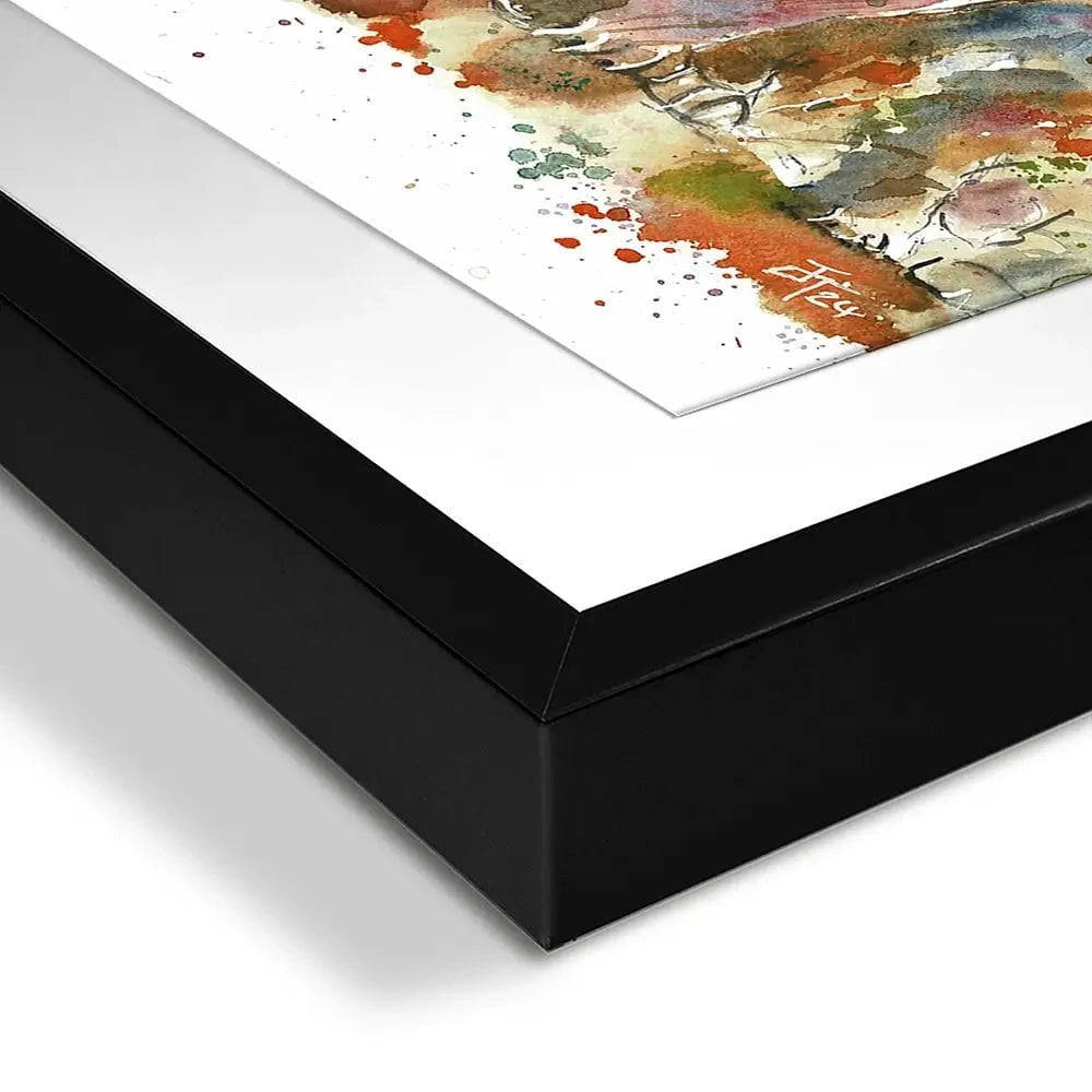 Lion Family Framed Art Print Lion Family Framed Art Print wall art product Jamie Taylor