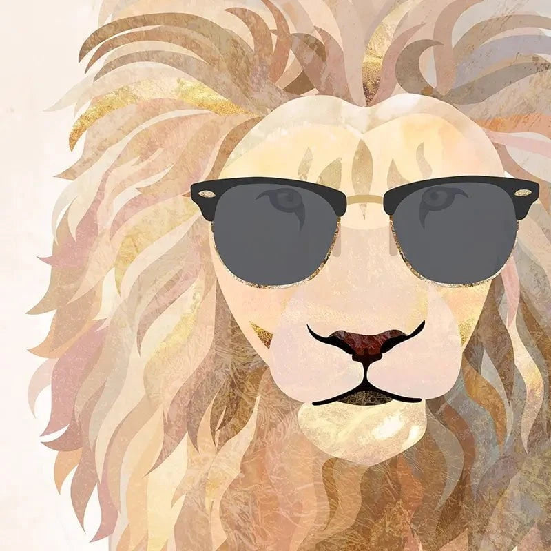 Lion In The Grass Framed Art Print Lion In The Grass Framed Art Print wall art product Sarah Manovski