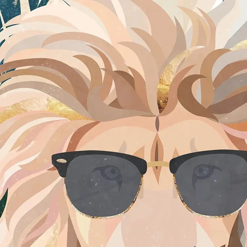 Lion In The Jungle Canvas Print Lion In The Jungle Canvas Print wall art product Sarah Manovski