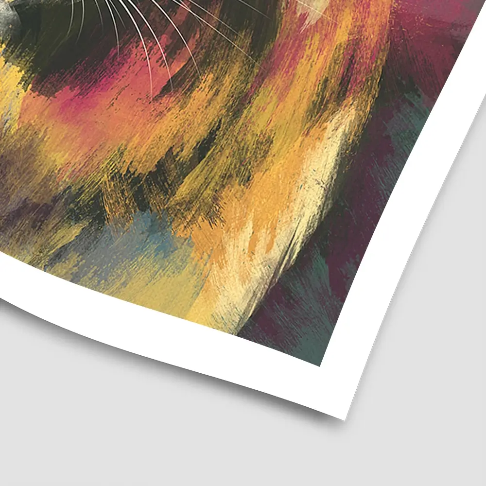 Lion Multicolour Square Art Print Lion Multicolour Square Art Print wall art product Aimee Linzi