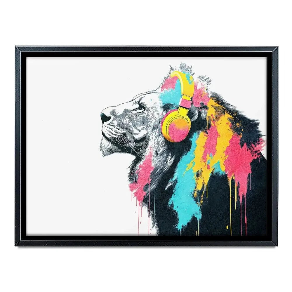 Lion On Air Canvas Print Lion On Air Canvas Print wall art product Svetlana Aleynikova