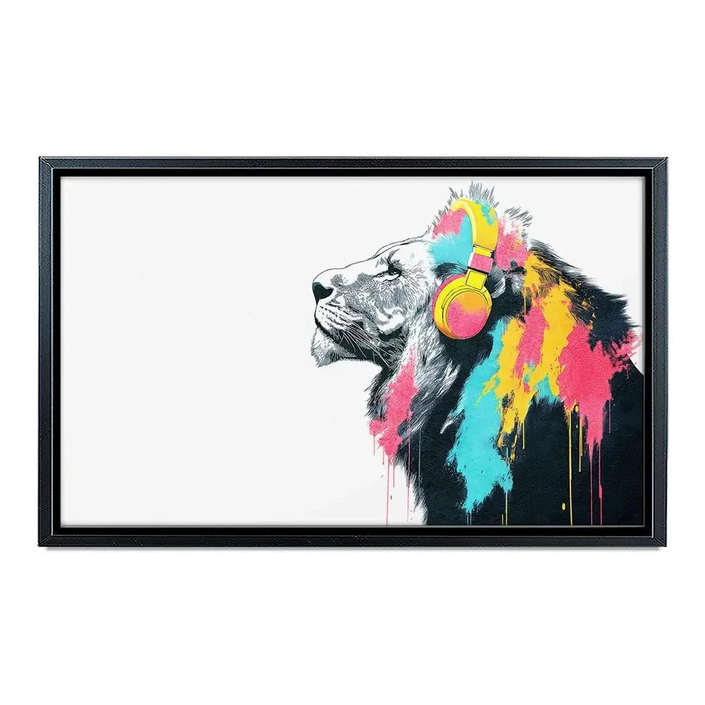 Lion On Air Canvas Print Lion On Air Canvas Print wall art product Svetlana Aleynikova