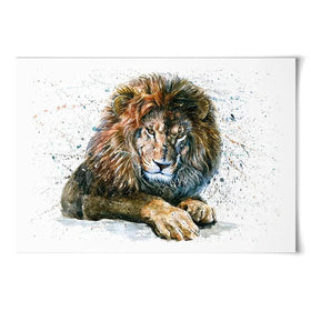 Lion Paint Splash Art Print Lion Paint Splash Art Print wall art product KOSTART / Shutterstock