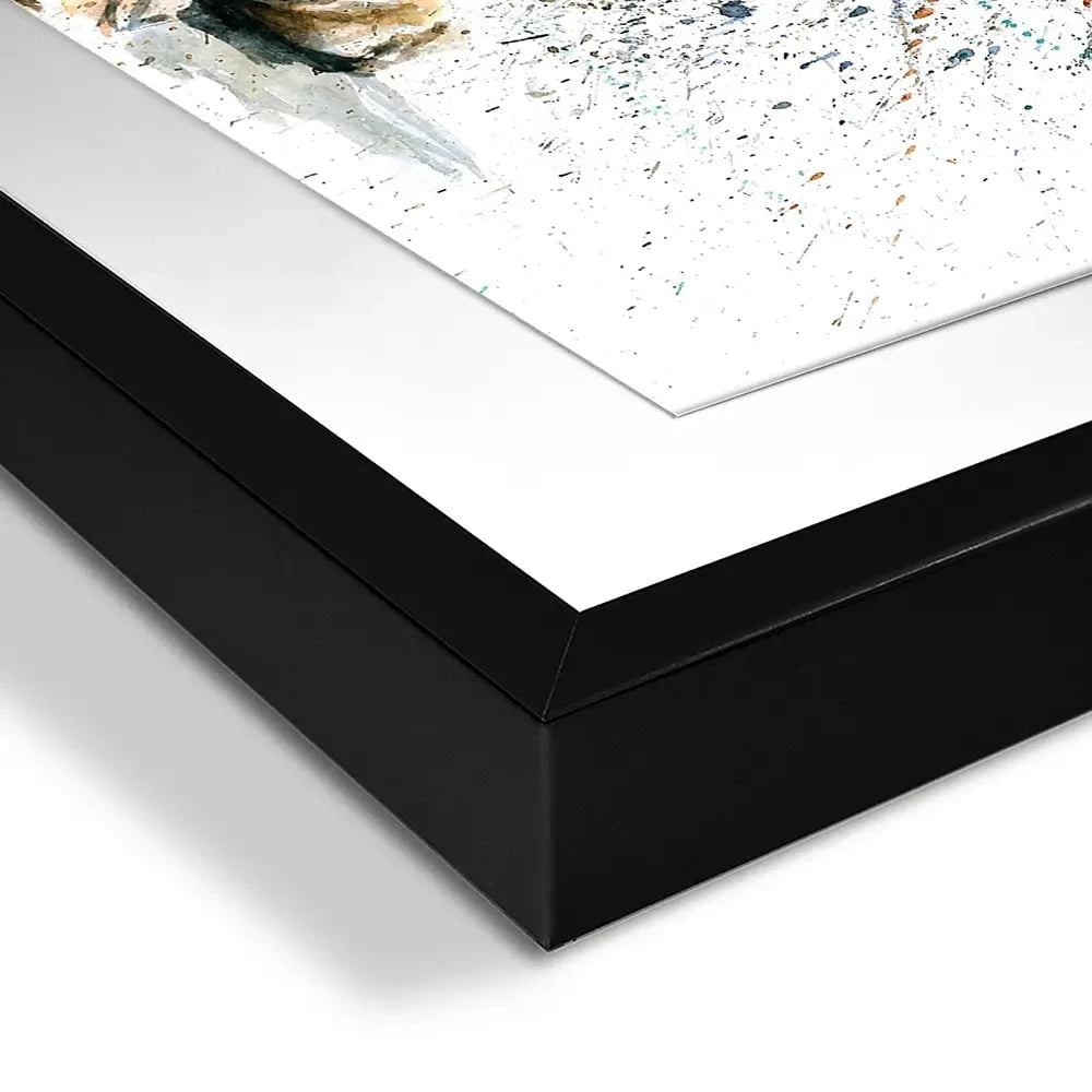 Lion Paint Splash Framed Art Print Lion Paint Splash Framed Art Print wall art product KOSTART / Shutterstock