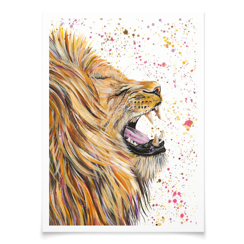 Lion Rory Art Print Lion Rory Art Print wall art product Emma LC Art