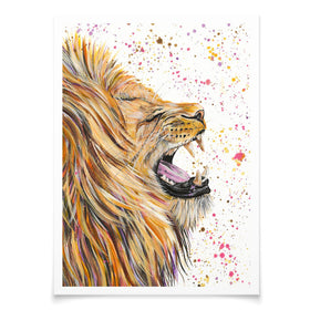 Lion Rory Art Print Lion Rory Art Print wall art product Emma LC Art