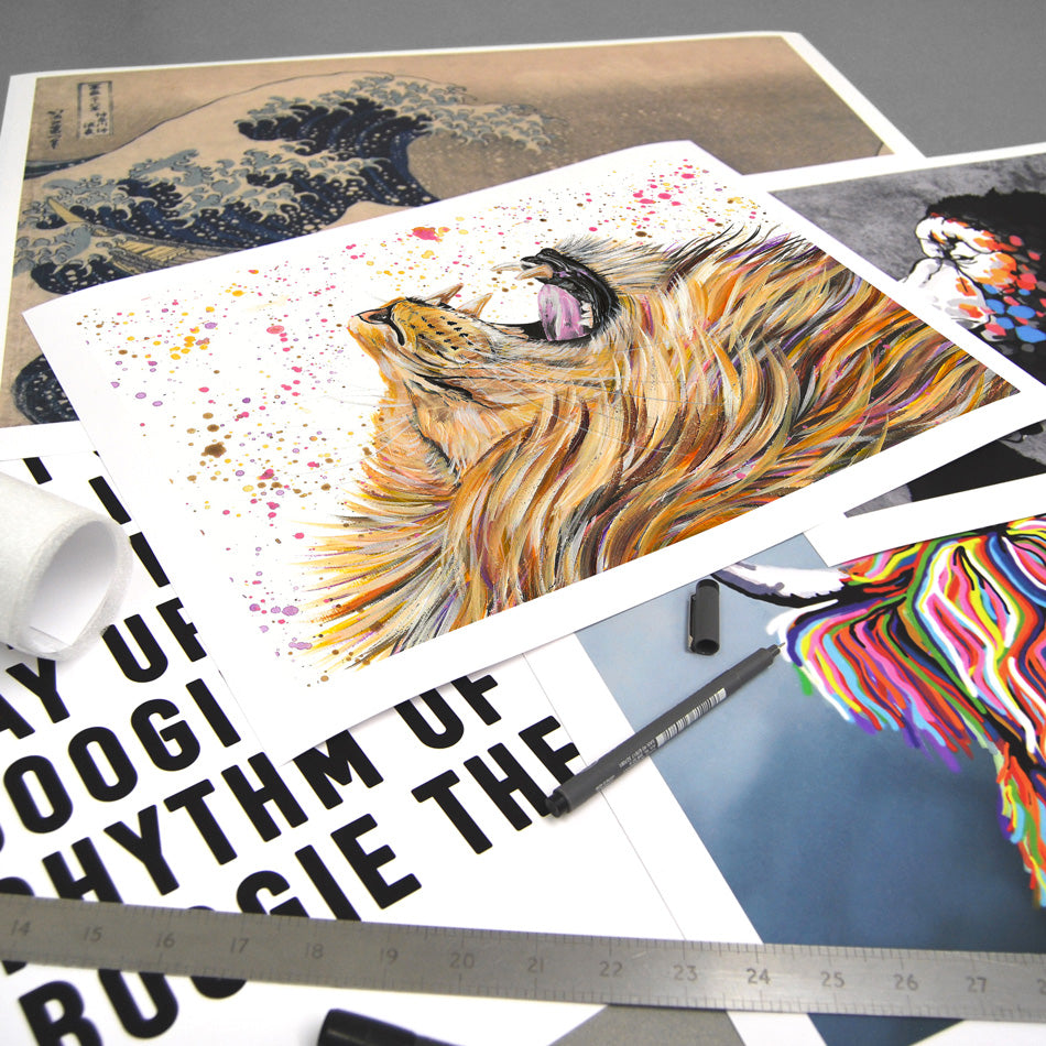 Lion Rory Art Print Lion Rory Art Print wall art product Emma LC Art