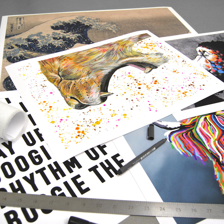 Lioness Reeva Art Print Lioness Reeva Art Print wall art product Emma LC Art