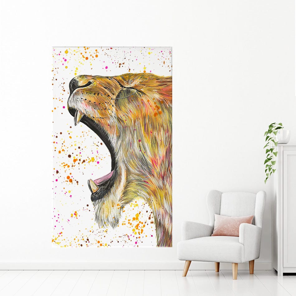 Lioness Reeva Canvas Print wall art product Emma LC Art