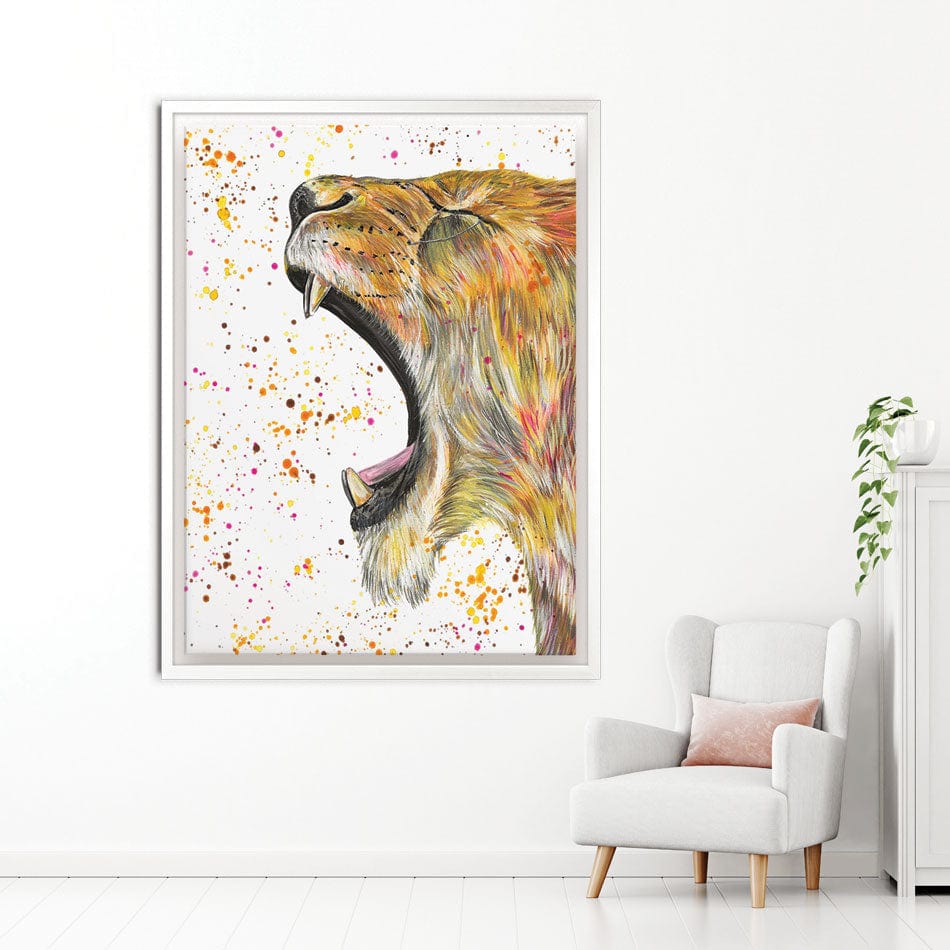 Lioness Reeva Canvas Print wall art product Emma LC Art