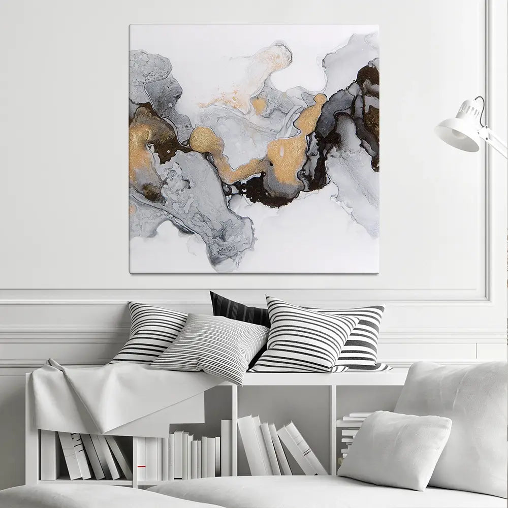 Liquid Luxury Square Canvas Print Liquid Luxury Square Canvas Print wall art product Art Print Shop
