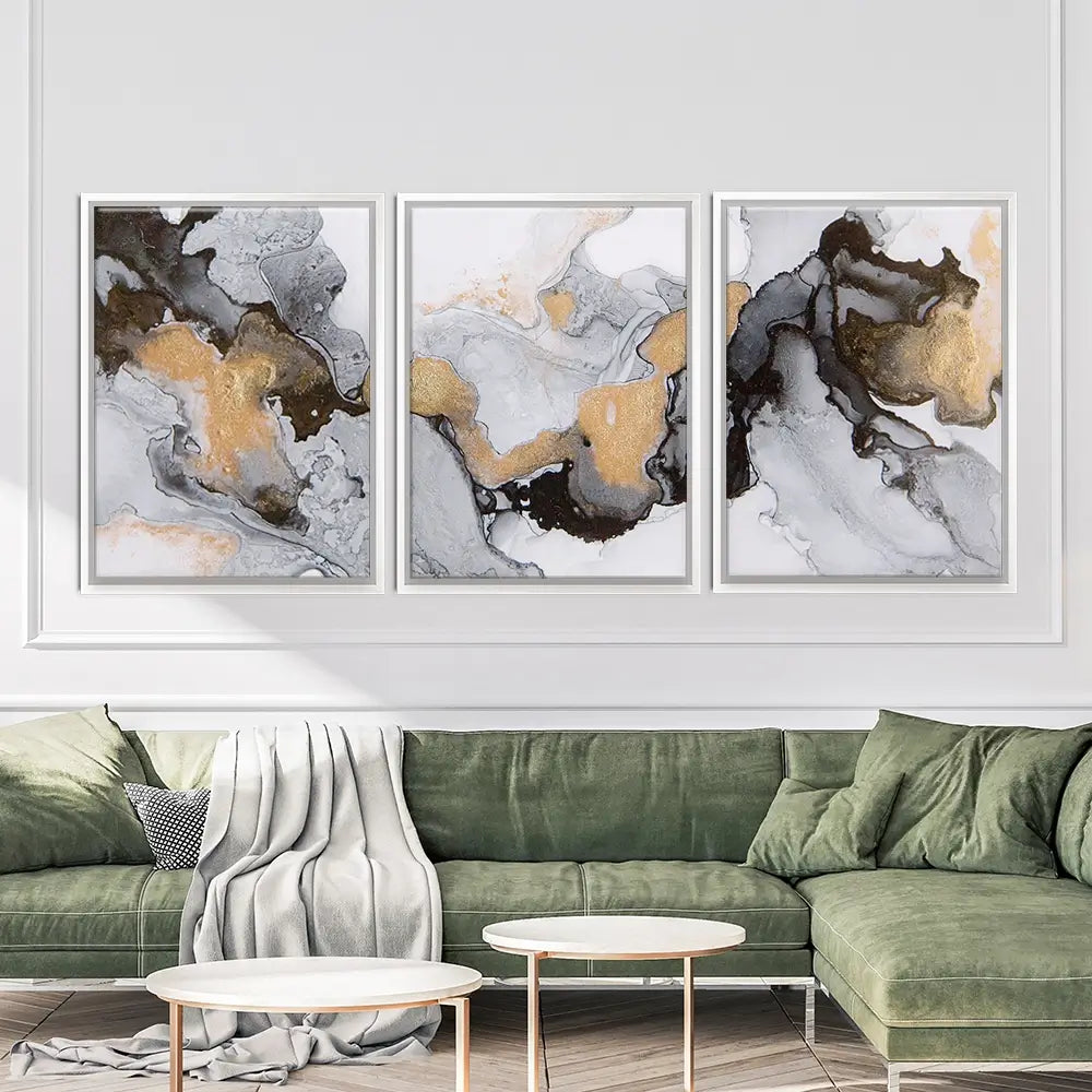 Liquid Luxury Trio Canvas Print Liquid Luxury Trio Canvas Print wall art product AlonaPanchenko / Shutterstock