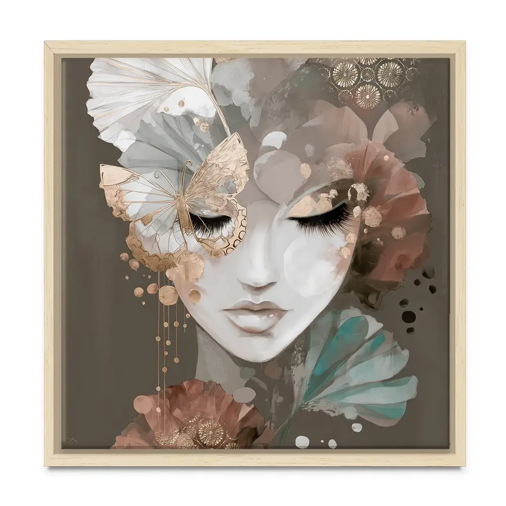 Lira Moss Square Canvas Print Lira Moss Square Canvas Print wall art product Bella Eve