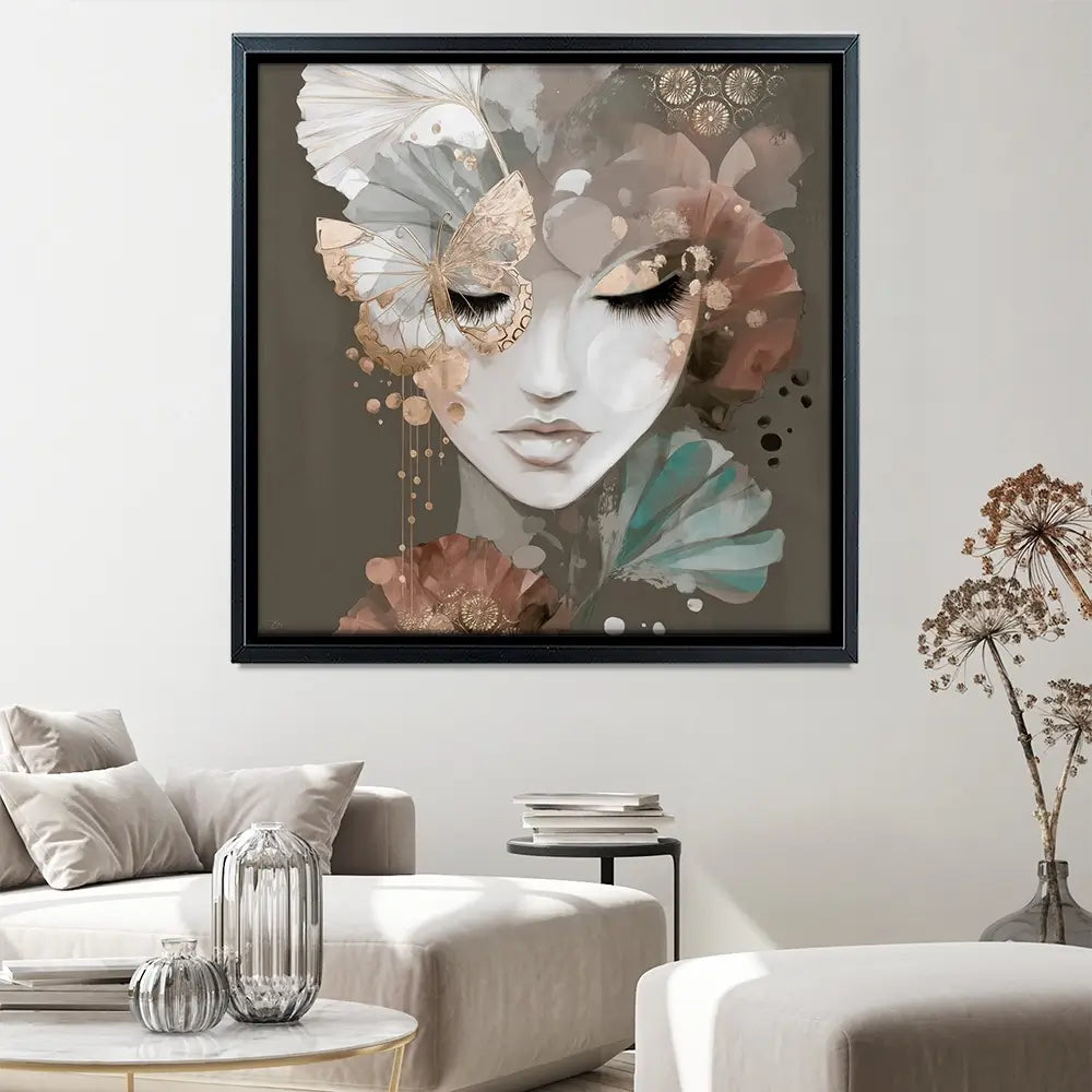 Lira Moss Square Canvas Print Lira Moss Square Canvas Print wall art product Bella Eve