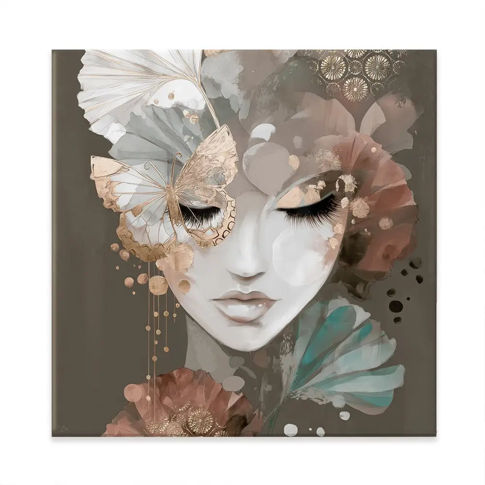 Lira Moss Square Canvas Print Lira Moss Square Canvas Print wall art product Bella Eve