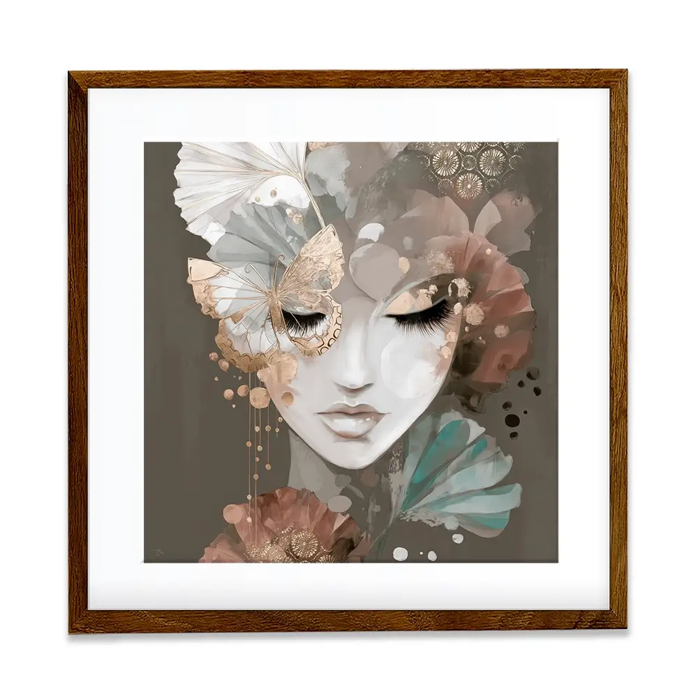 Lira Moss Square Framed Art Print Lira Moss Square Framed Art Print wall art product Bella Eve