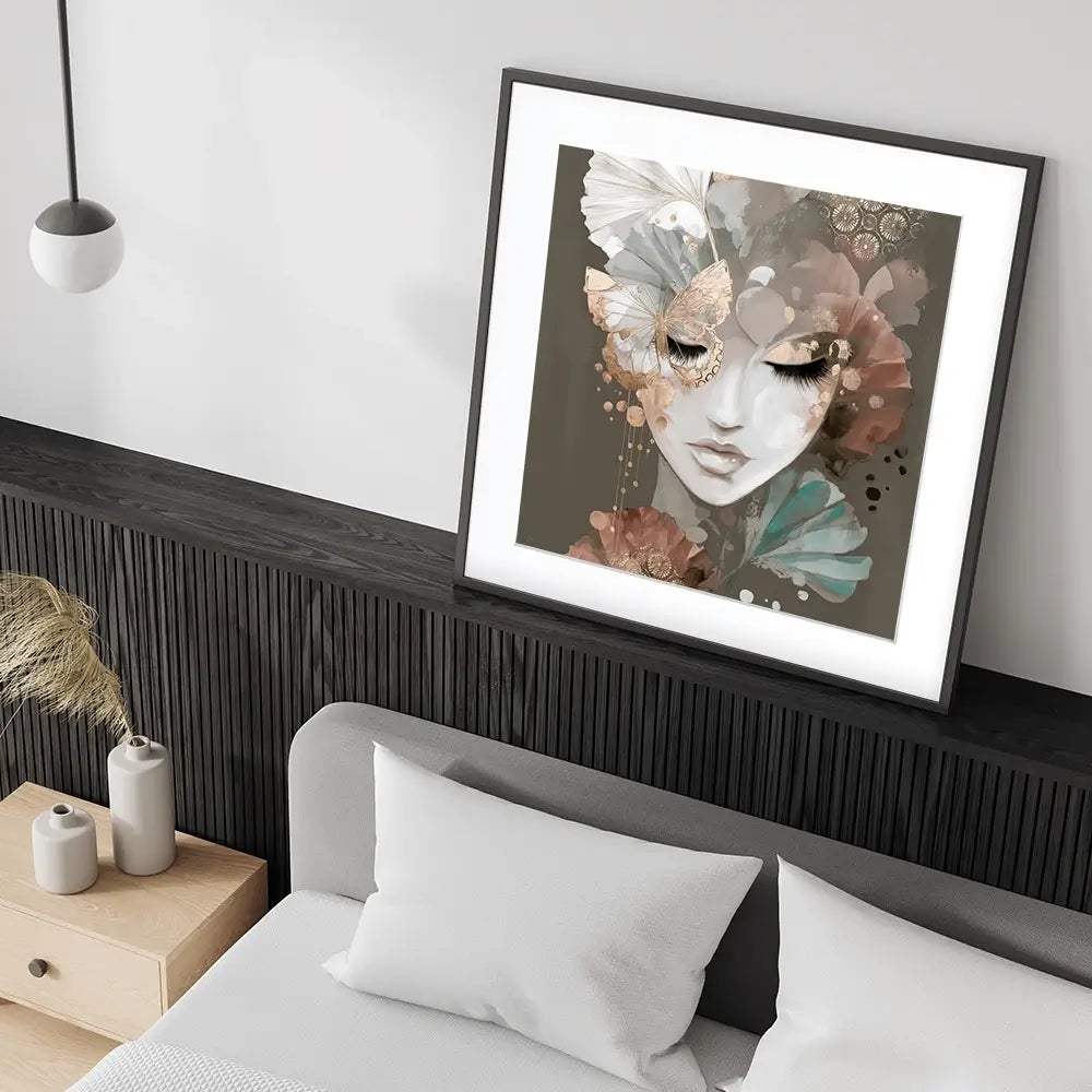 Lira Moss Square Framed Art Print Lira Moss Square Framed Art Print wall art product Bella Eve
