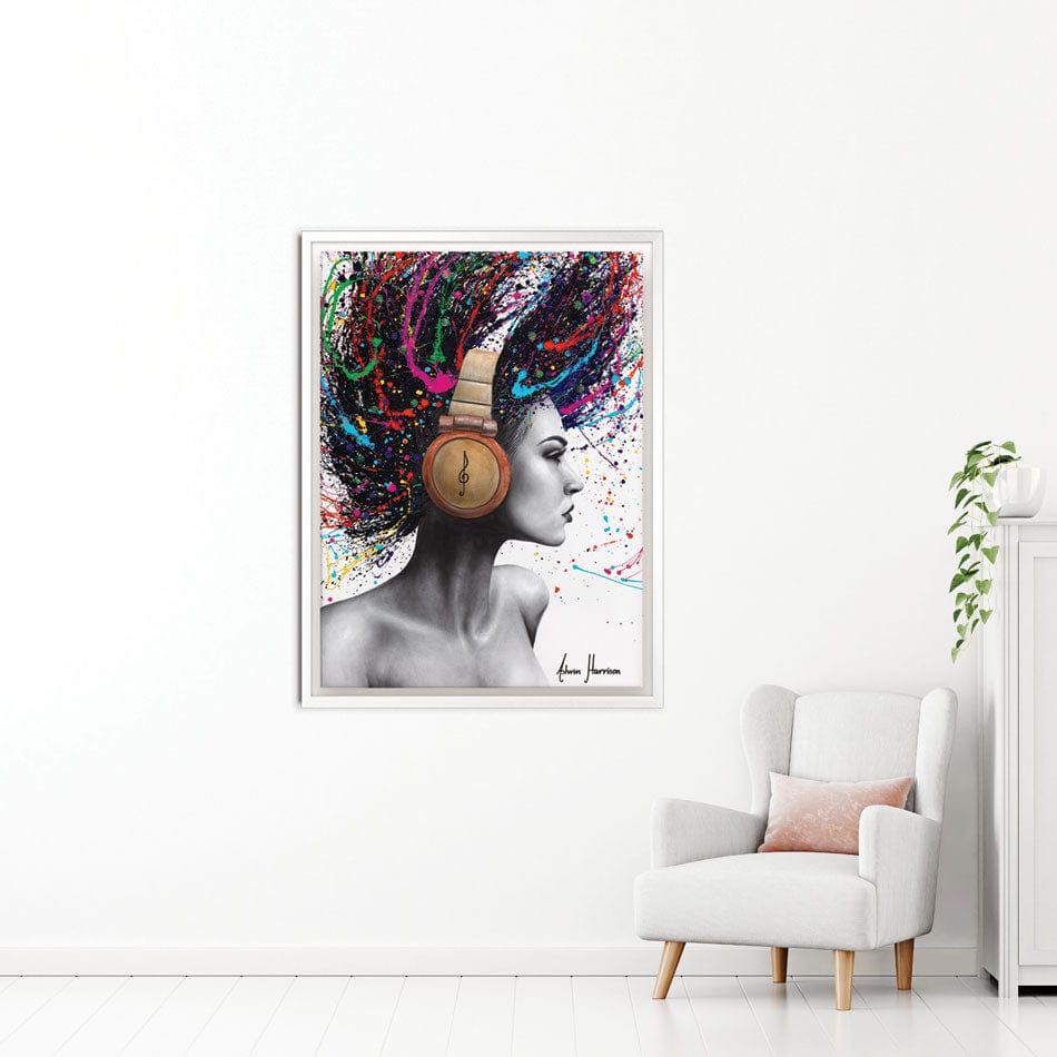 Listen Loud Canvas Print wall art product Ashvin Harrison