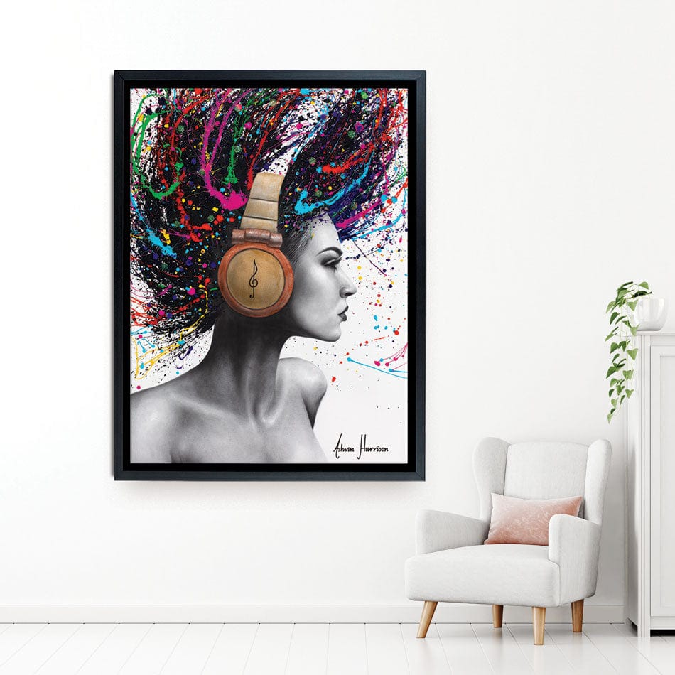 Listen Loud Canvas Print wall art product Ashvin Harrison
