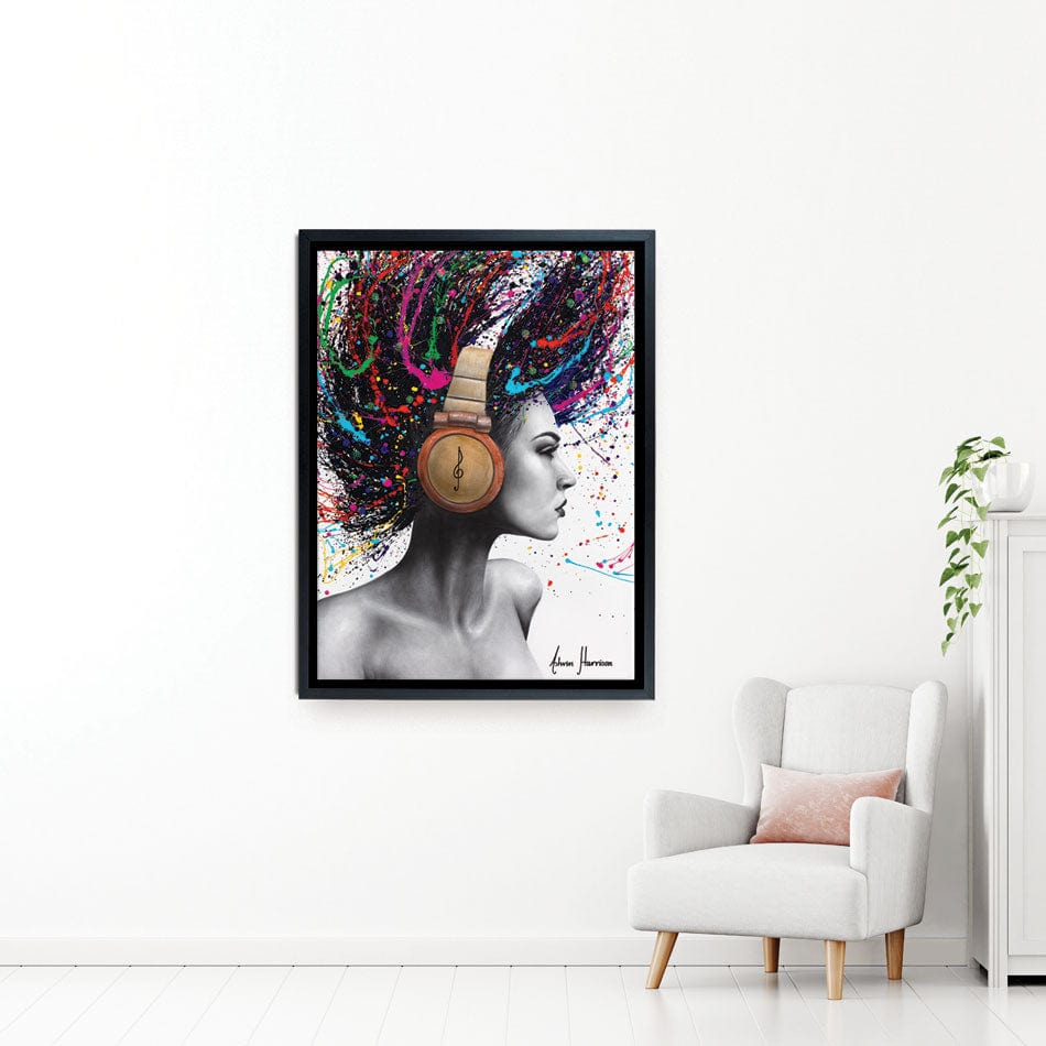 Listen Loud Canvas Print wall art product Ashvin Harrison