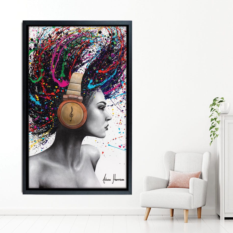 Listen Loud Canvas Print wall art product Ashvin Harrison