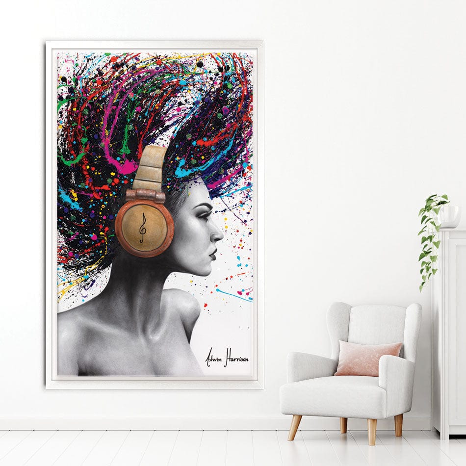 Listen Loud Canvas Print wall art product Ashvin Harrison