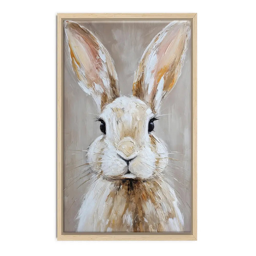 Little Brown Bunny Canvas Print Little Brown Bunny Canvas Print wall art product Petals Prints Design - Independent