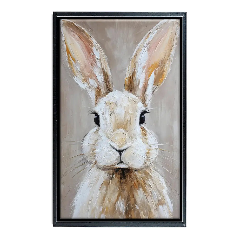 Little Brown Bunny Canvas Print Little Brown Bunny Canvas Print wall art product Petals Prints Design - Independent