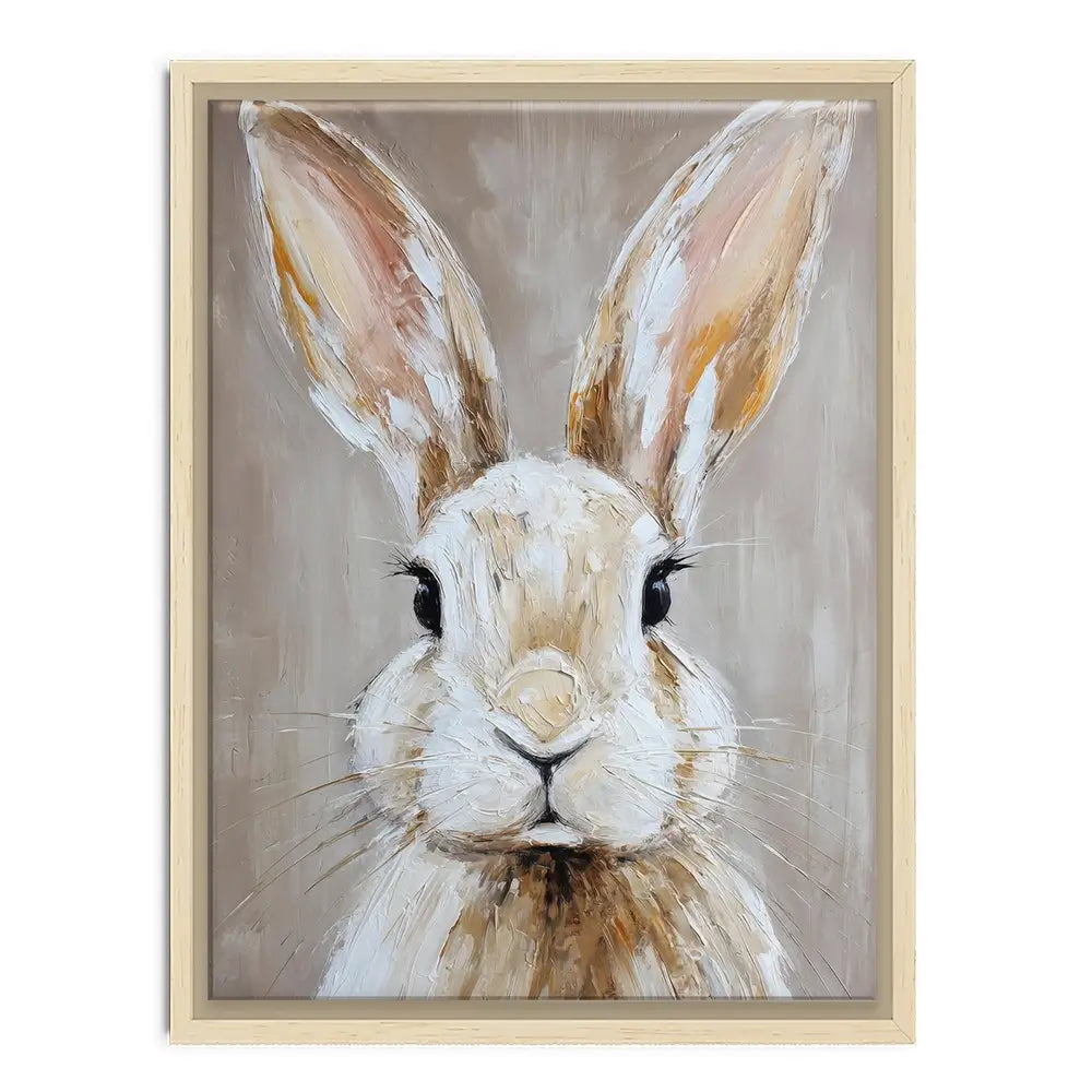 Little Brown Bunny Canvas Print Little Brown Bunny Canvas Print wall art product Petals Prints Design - Independent
