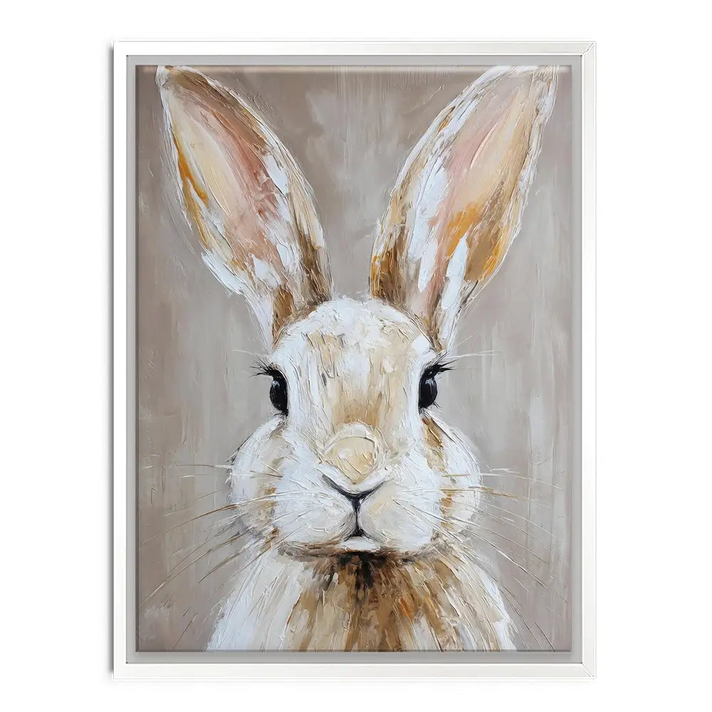 Little Brown Bunny Canvas Print Little Brown Bunny Canvas Print wall art product Petals Prints Design - Independent