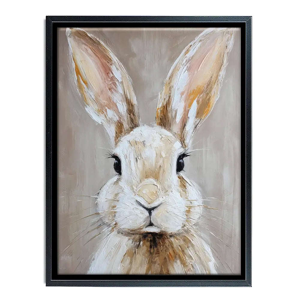 Little Brown Bunny Canvas Print Little Brown Bunny Canvas Print wall art product Petals Prints Design - Independent