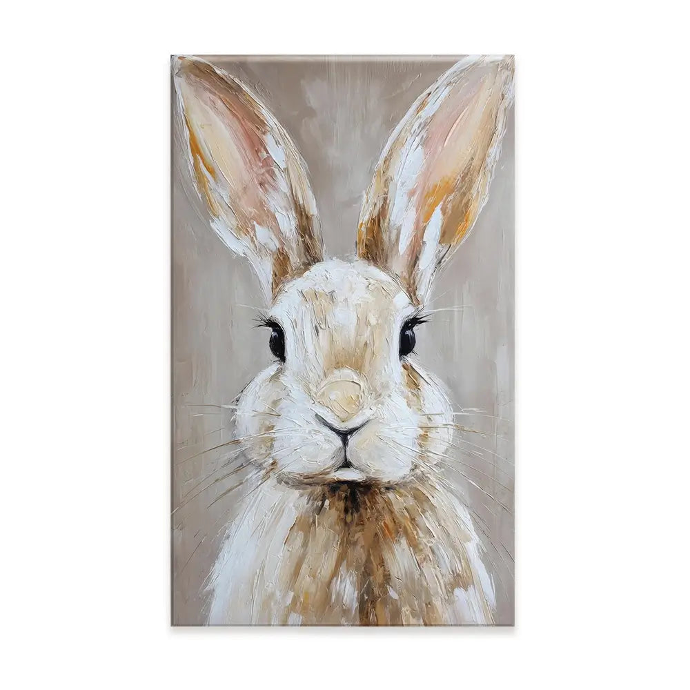 Little Brown Bunny Canvas Print Little Brown Bunny Canvas Print wall art product Petals Prints Design - Independent