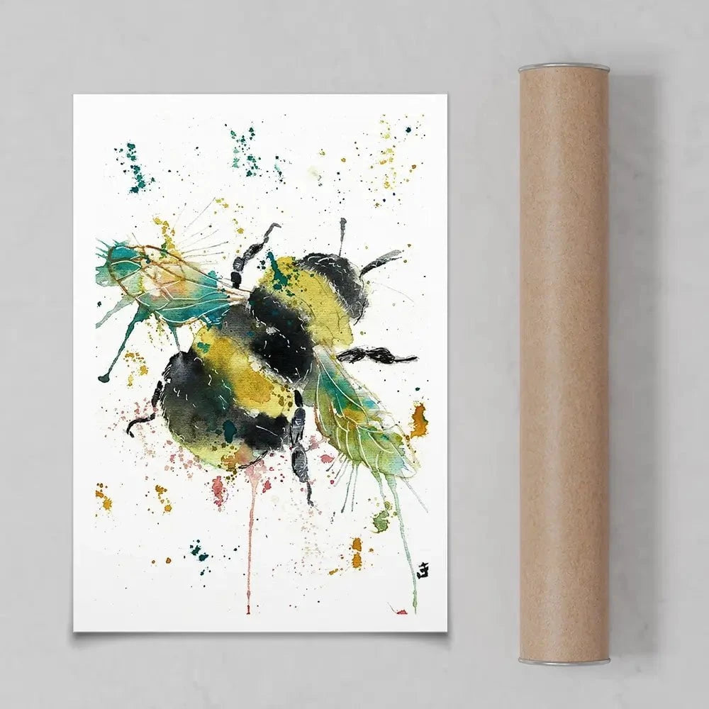 Little Bumble Art Print Little Bumble Art Print wall art product Jamie Taylor