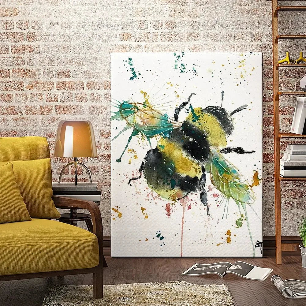 Little Bumble Canvas Print Little Bumble Canvas Print wall art product Jamie Taylor