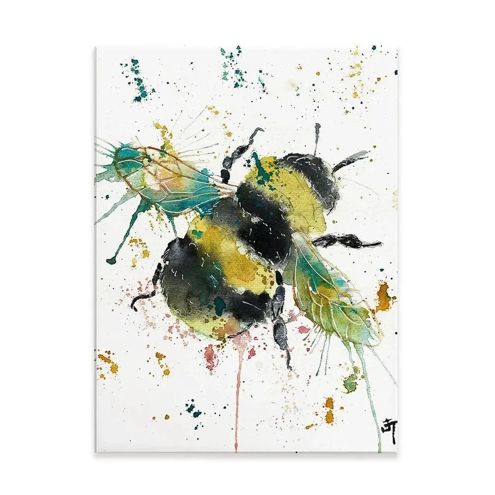 Little Bumble Canvas Print Little Bumble Canvas Print wall art product Jamie Taylor