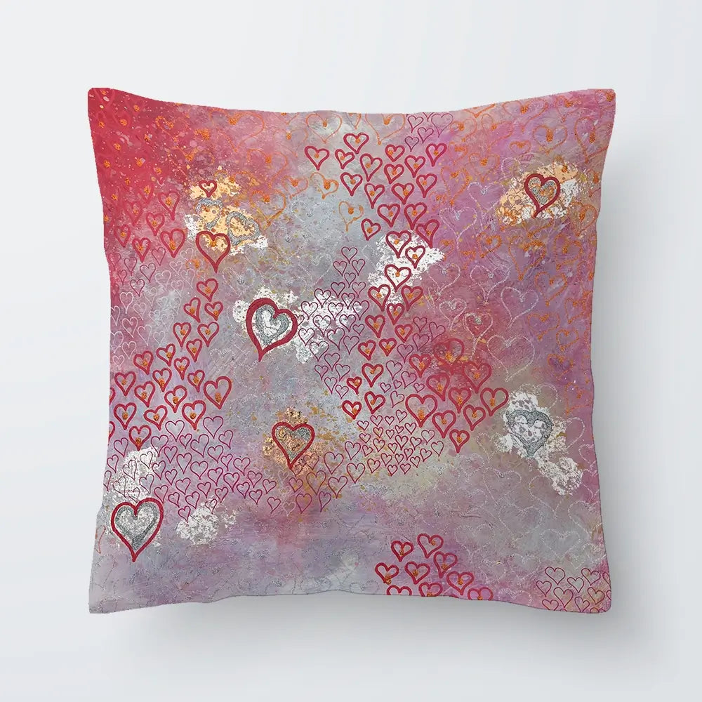 Little Hearts Cushion Little Hearts Cushion wall art product Jane Brookshaw