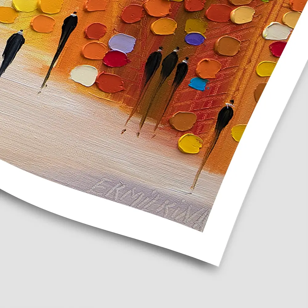 Little Sunset Square Art Print Little Sunset Square Art Print wall art product Ekaterina Ermilkina