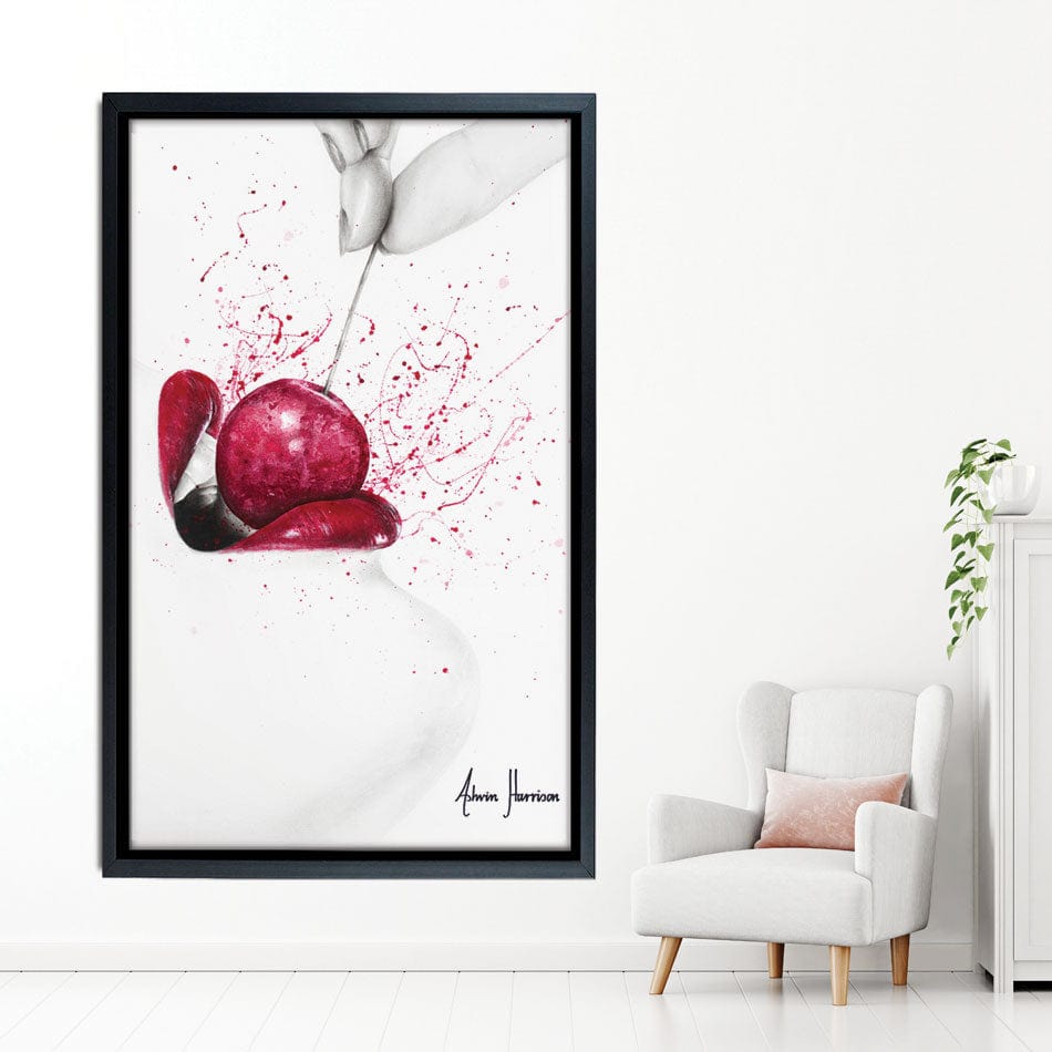 Little Sweet Cherry Canvas Print wall art product Ashvin Harrison