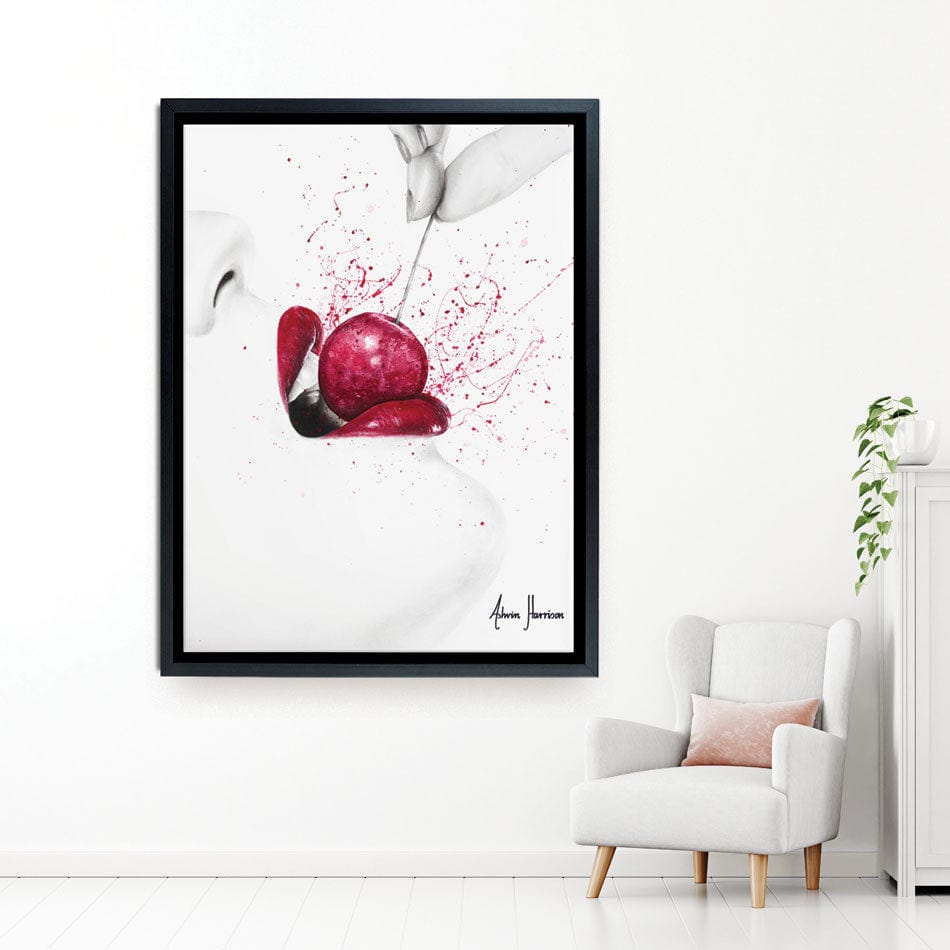 Little Sweet Cherry Canvas Print wall art product Ashvin Harrison