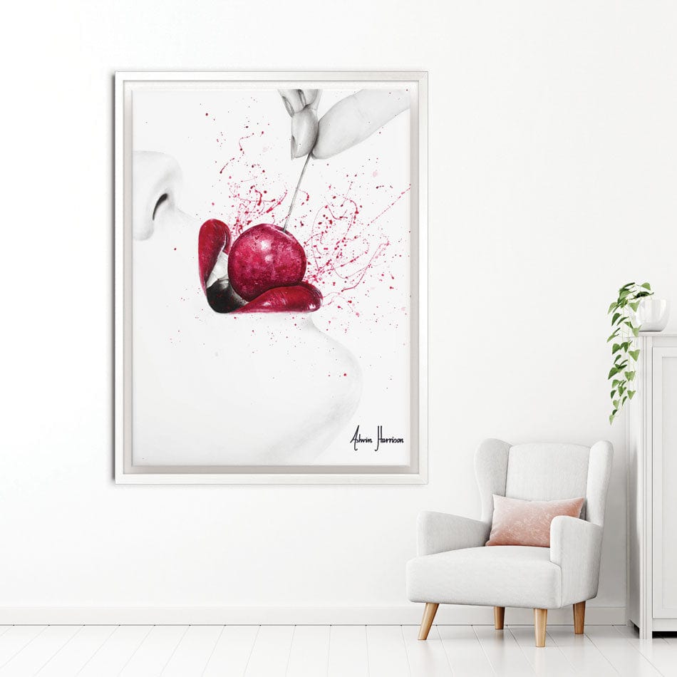 Little Sweet Cherry Canvas Print wall art product Ashvin Harrison