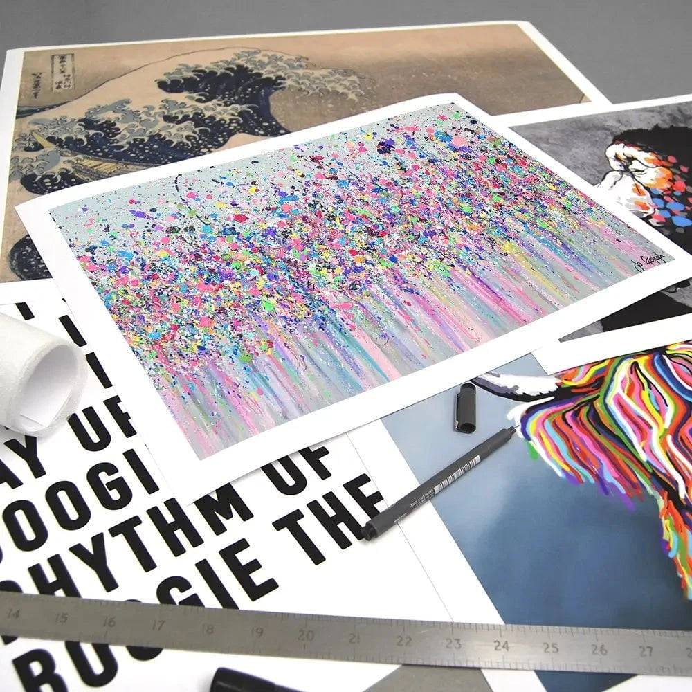 Live Life In Colour Art Print Live Life In Colour Art Print wall art product Jo Gough