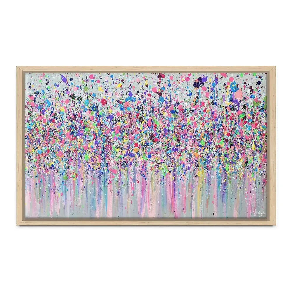 Live Life In Colour Canvas Print Live Life In Colour Canvas Print wall art product Jo Gough