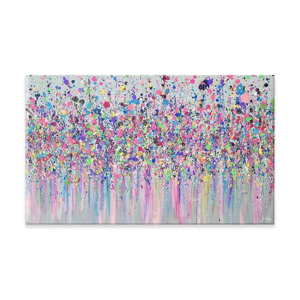 Live Life In Colour Canvas Print Live Life In Colour Canvas Print wall art product Jo Gough