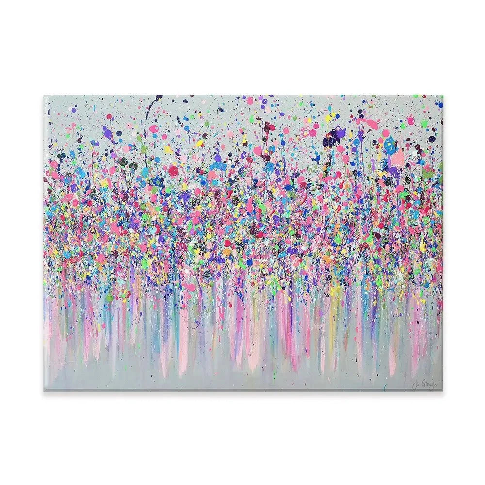 Live Life In Colour Canvas Print Live Life In Colour Canvas Print wall art product Jo Gough