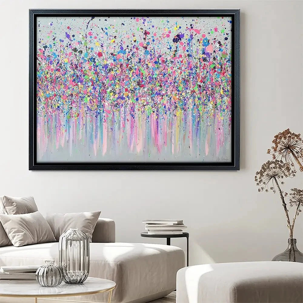 Live Life In Colour Canvas Print Live Life In Colour Canvas Print wall art product Jo Gough