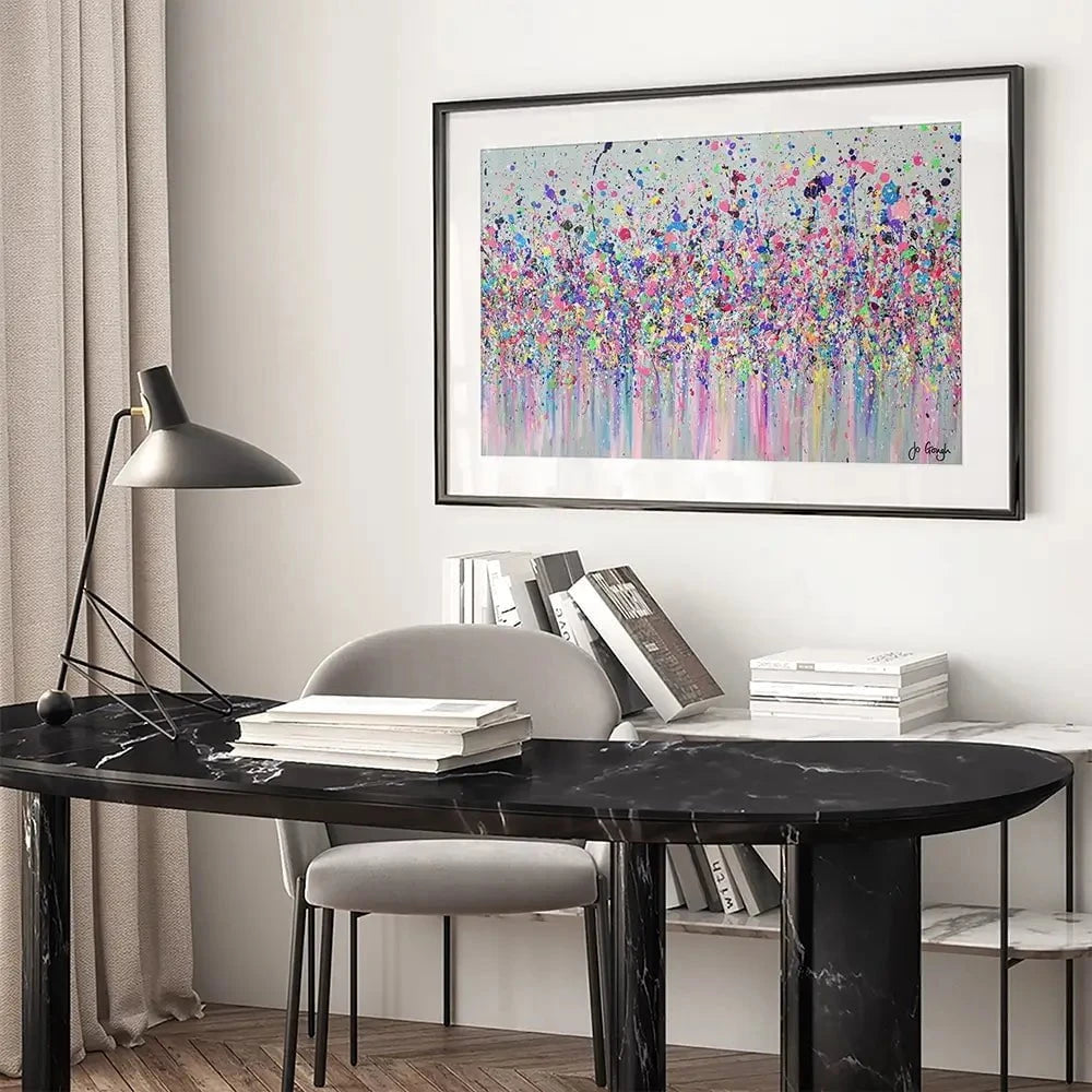 Live Life In Colour Framed Art Print Live Life In Colour Framed Art Print wall art product Jo Gough